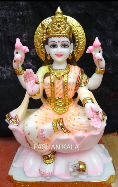 Painted Hindu White Marble Laxmi Maa For Worship At Rs 70 In Agra