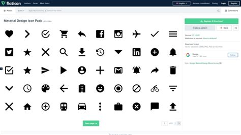 Free Material UI Icons That Illustrate Concepts Perfectly