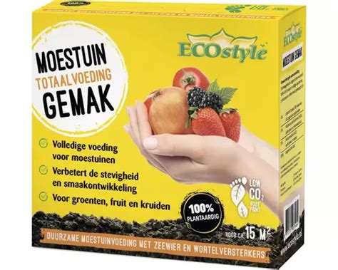 ECOstyle Moestuin Voeding 750 Gram Voedingskorrels Tuincollectie Nl