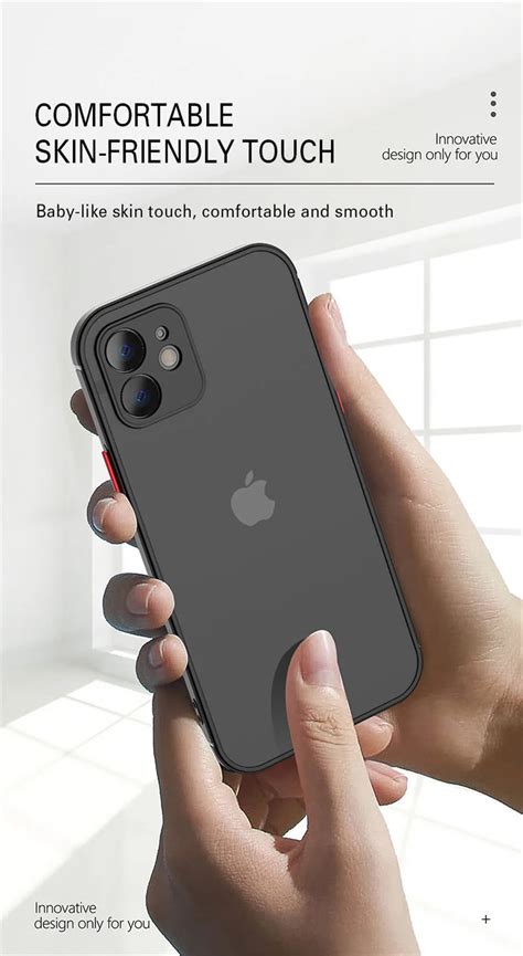 Роскошный противоударный матовый чехол для iPhone 11 12 13 14 Pro Max ...