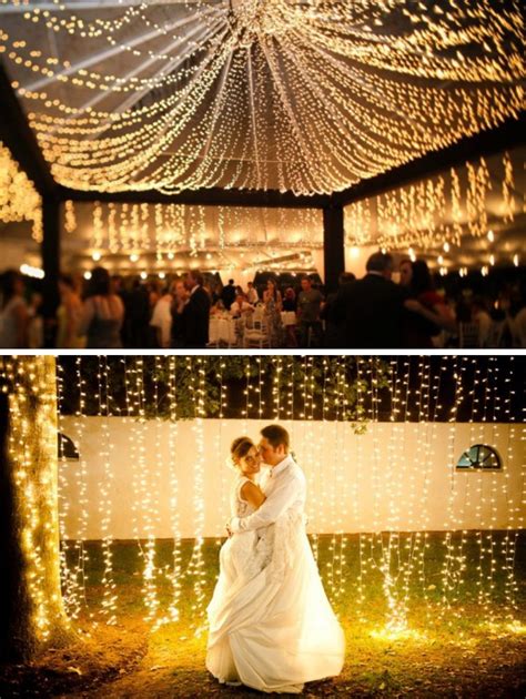 5 Popular Types of Outdoor Wedding Reception Lighting - Christmas Designers