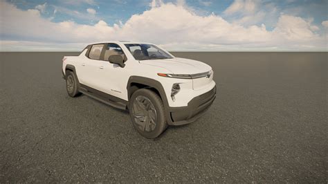 Chevrolet Silverado Ev 2023 3d Model By Alphagroup