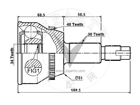 Supply CV Joint Kit 43460 09E21 For LEXUS TOYOTA Yiparts