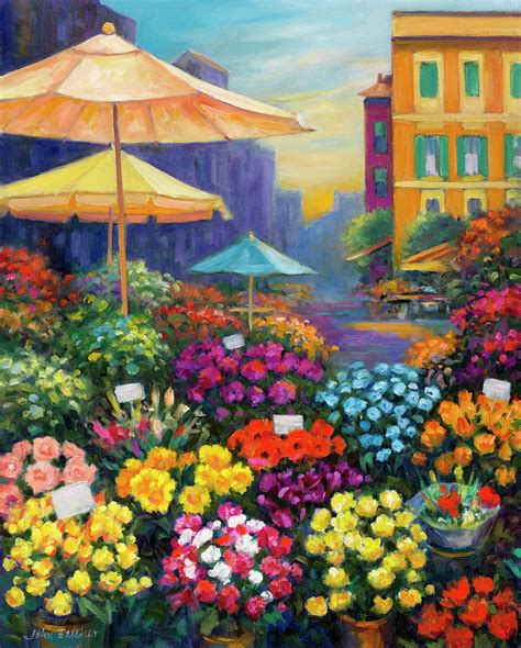 Flower Market Paintings