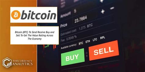 Bitcoin Btc To Send Receive Buy And Sell To Get The Value Rolling