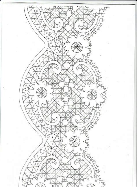 Romanian Lace Bobbin Lace Patterns Lacemaking Point Lace Pipping