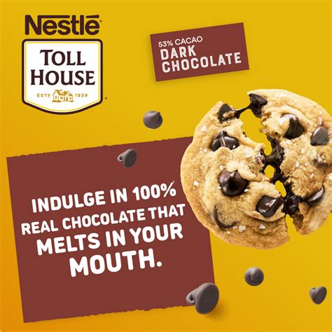 Nestle Toll House Dark Chocolate Regular Baking Chips Morsels 10 Oz