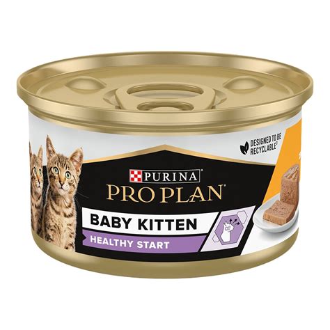 Comida H Meda Para Gatitos Purina Pro Plan Healthy Start Mousse Pollo