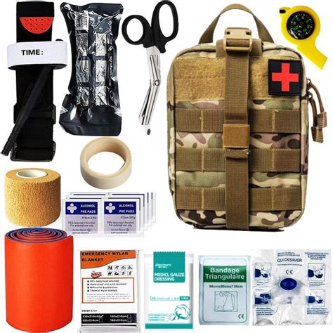 Mergency Survival First Aid Kit Military Tactical Admin Pouch Emt Bug