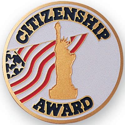 Citizenship Award Medal, Patriotic Gift, Online Medals