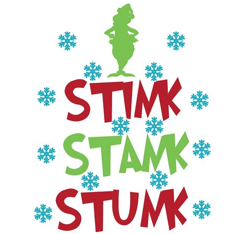 Stink Stank Stunk Svg Grinch Hand Svg Grinch Svg Grinch O Inspire Uplift