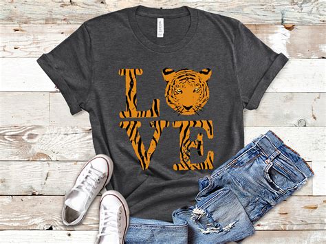 Tiger Shirts Tiger Head Shirt Tiger Shirt Kids Tiger T Etsy