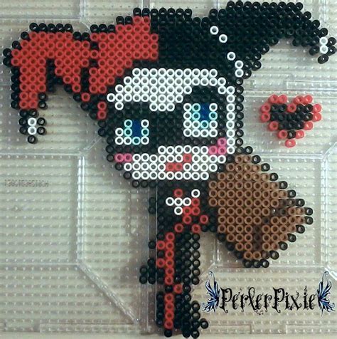 Kawaii Harley Quinn Perler Bead Patterns Perler Bead Art Pearl