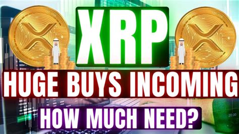 Huge Buys Incoming Xrpxlm How Much Need Massive Supply Shock Xrp