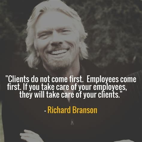 richard branson  care   employees quote  flipped list