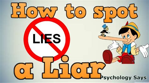 How To Spot A Liar Youtube