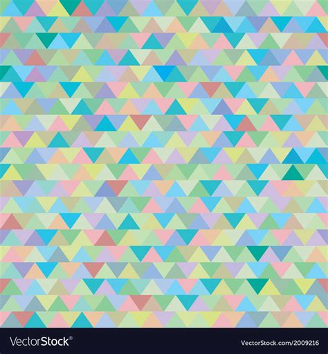 Seamless Colorful Zig Zag Triangle Pattern Vector Image