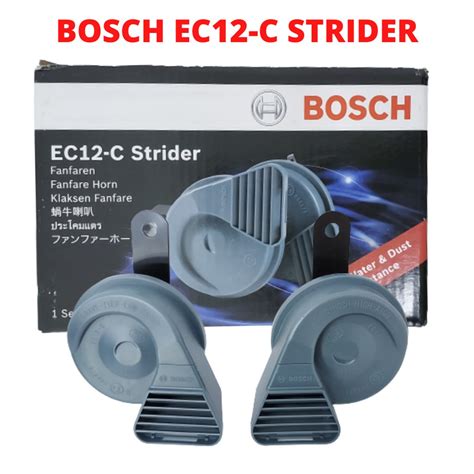 ORIGINAL Bosch EC12 C Strider Fanfare Compact Twin Horn Set Low High