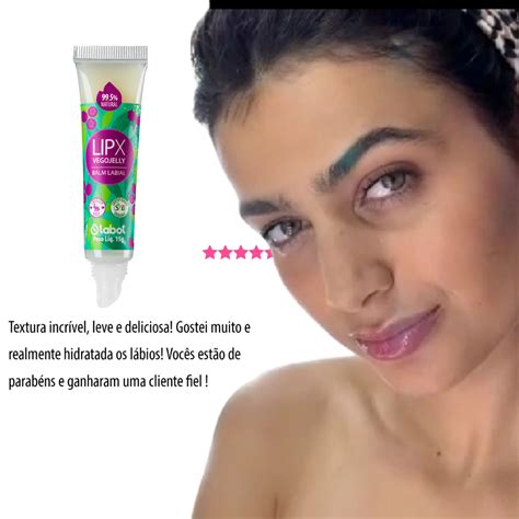 Lipx Vegojelly é um gloss suave que hidrata e refresca Este bálsamo