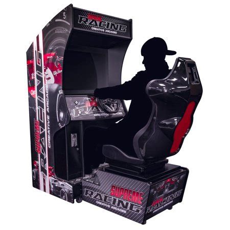 Creative Arcades Racing Sit Down Arcade Machine | 177 Racing Games | 32 ...