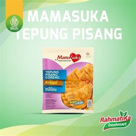 Jual Mamasuka Tepung Pisang Goreng Krispi Rasa Vanila Gr Shopee