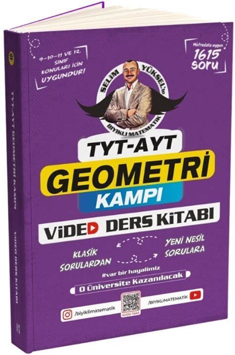 Bıyıklı Matematik TYT AYT Geometri Video Ders Kitabı Bıyıklı Matematik