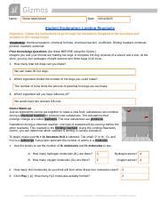 Exploration Of Limiting Reactants In Chemical Reactions Course Hero