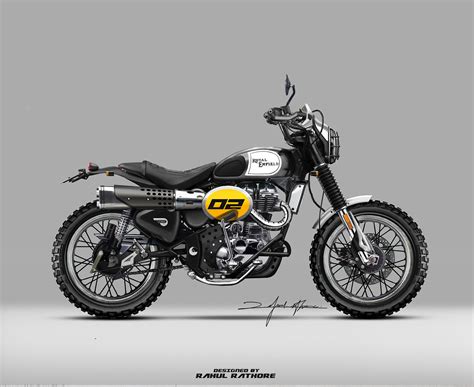 Royal Enfield SCRAMbler on Behance