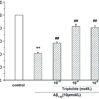 Safety Detection Of Triptolide Different Concentrations Of Triptolide