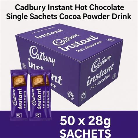 CADBURY INSTANT HOT Chocolate Sachets X G PicClick UK