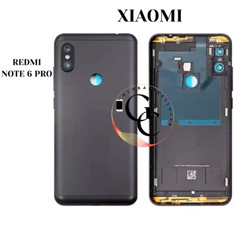 Jual Backdoor Xiaomi Redmi Note 6 Pro Original Back Cover Tutup