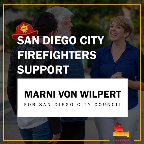 San Diego Fire Facts - San Diego City Firefighters Support Marni von