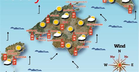 Weather in Majorca today