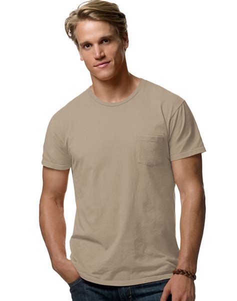 Hanes Hanes Mens Nano T Short Sleeve Pocket Tee