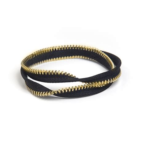 Mobius Bangle Double Zipper Bracelet Kate Cusack