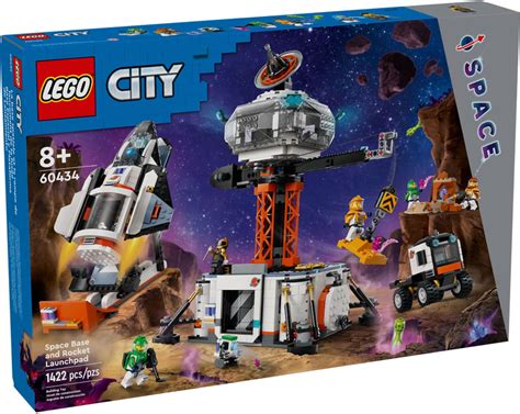 LEGO City 60434 Pas Cher La Station Spatiale Et La Base De Lancement