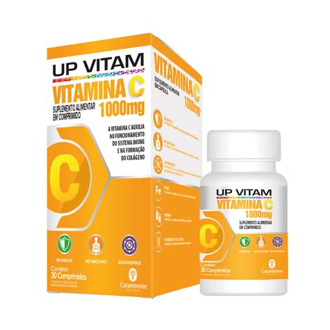 Vitamina C 1000mg 30 Comprimidos UpVitam