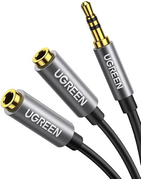 UGREEN ROZDZIELACZ SŁUCHAWEK 3 5MM JACK DO 2X JACK 10532 Opinie i