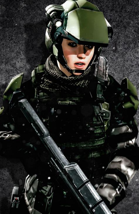 Unsc Female Tactical Marine By Lordhayabusa357 Halo Armor Halo Game