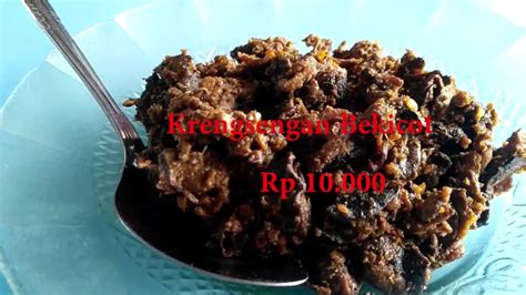 Kuliner Krengsengan Bekicot Sate Kediri Jawa Timur Youtube