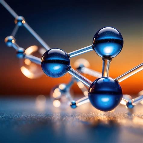 Model of Molecular Structure, Chemistry Representation of Molecule ...