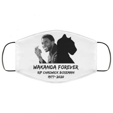 Wakanda Forever Black Panther Face Mask