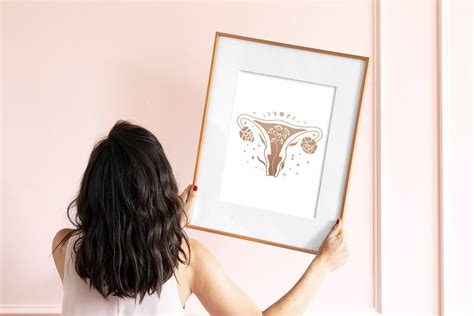 Feminism Concept Uterus Flowers Svg Floral Uterus Svg Etsy