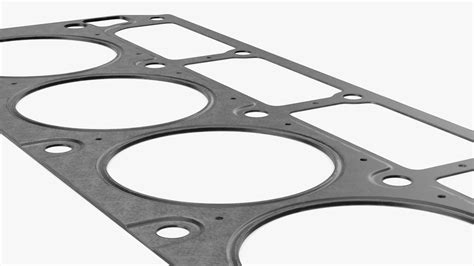 Gm Cylinder Head Gasket Steel D Model Turbosquid