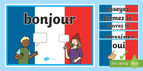 French Command Posters Language Teaching Resources