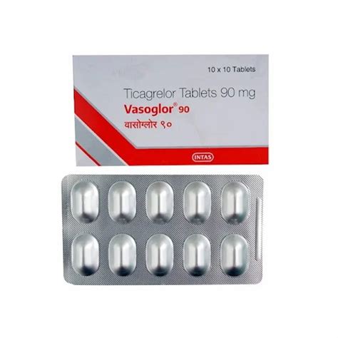 Ticagrelor 90Mg Tablet At Rs 400 Stripe Mahal Nagpur ID