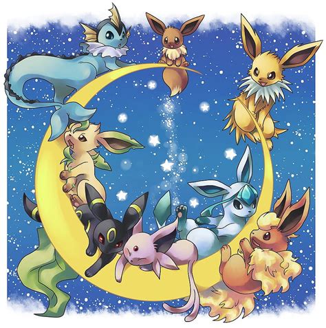 Pokemon Eevee Evolutions Eevee Evolutions Human Hd Phone Wallpaper