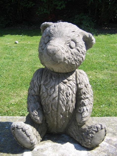 24 Teddy Bear garden statues ideas | bear statue, garden statues, teddy ...