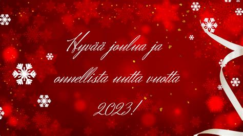 Hyvää joulua ja onnellista uutta vuotta 2023 Poutapalvelu