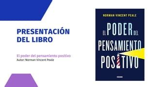 El Poder Del Pensamiento Positivo Pptx